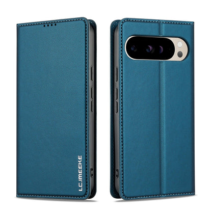 For Google Pixel 11 / 11 Pro LC.IMEEKE L1 Series Frosted Fine Texture PU Phone Case(Blue)