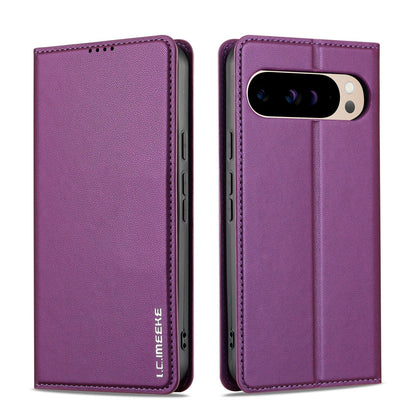 For Google Pixel 11 / 11 Pro LC.IMEEKE L1 Series Frosted Fine Texture PU Phone Case(Purple)