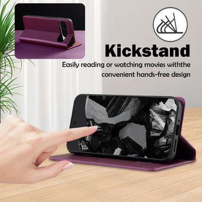 For Google Pixel 11 / 11 Pro LC.IMEEKE L1 Series Frosted Fine Texture PU Phone Case(Purple)