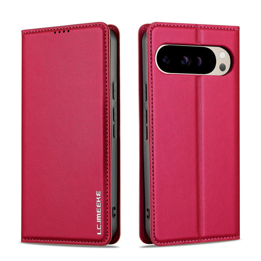For Google Pixel 11 / 11 Pro LC.IMEEKE L1 Series Frosted Fine Texture PU Phone Case(Red)
