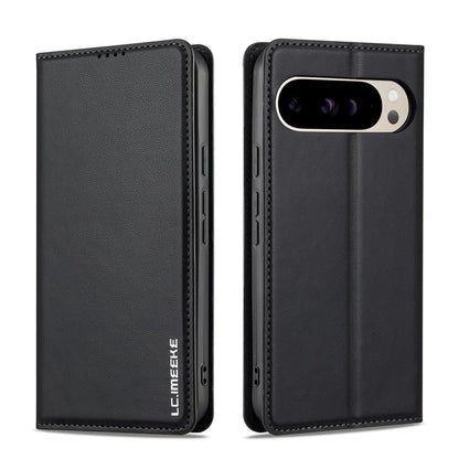 For Google Pixel 11 Pro XL LC.IMEEKE L1 Series Frosted Fine Texture PU Phone Case(Black)