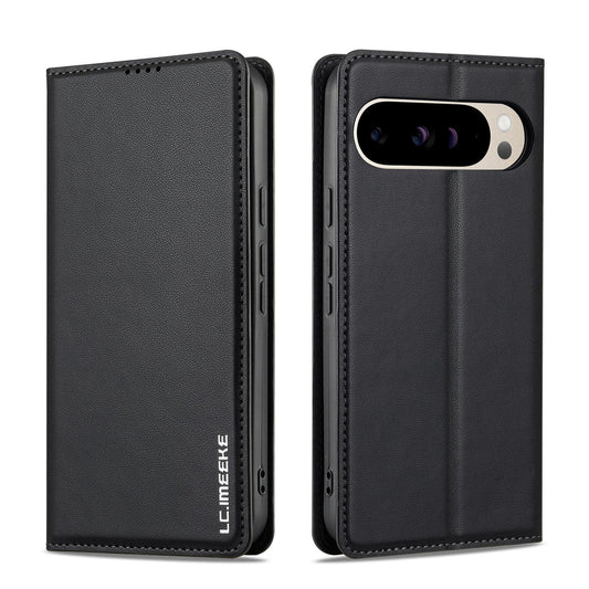 For Google Pixel 11 Pro XL LC.IMEEKE L1 Series Frosted Fine Texture PU Phone Case(Black)