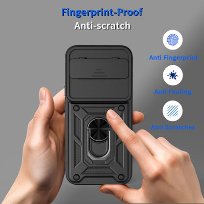 For Google Pixel 11 Sliding Camera Cover Design TPU+PC Phone Case - Green - EDA006967506D