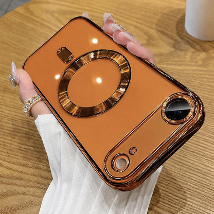 For iPhone Air Electroplating MagSafe Phone Case - Orange - EDA006968626K