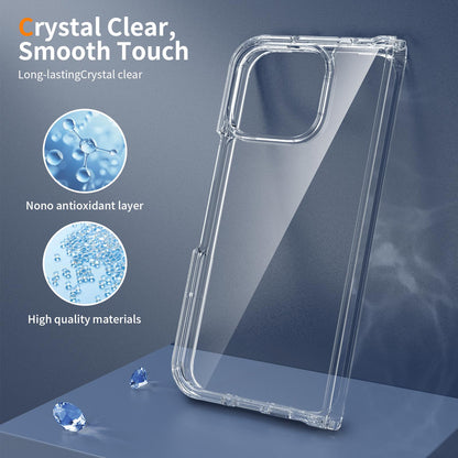For Google Pixel 11 Pro Fold Scratchproof Acrylic TPU Phone Case - Transparent - EDA006975003A