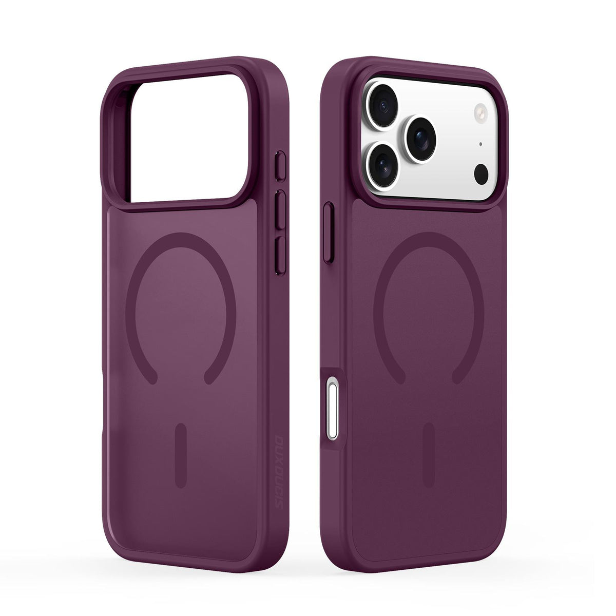 For iPhone 18 Pro Max / 17 Pro Max DUX DUCIS Yind Series MagSafe TPU Hybrid PC Phone Case - Cherry Red - EDA006980008G