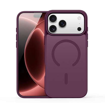 For iPhone 18 Pro / 17 Pro DUX DUCIS Yind Series MagSafe TPU Hybrid PC Phone Case - Cherry Red - EDA006980009G