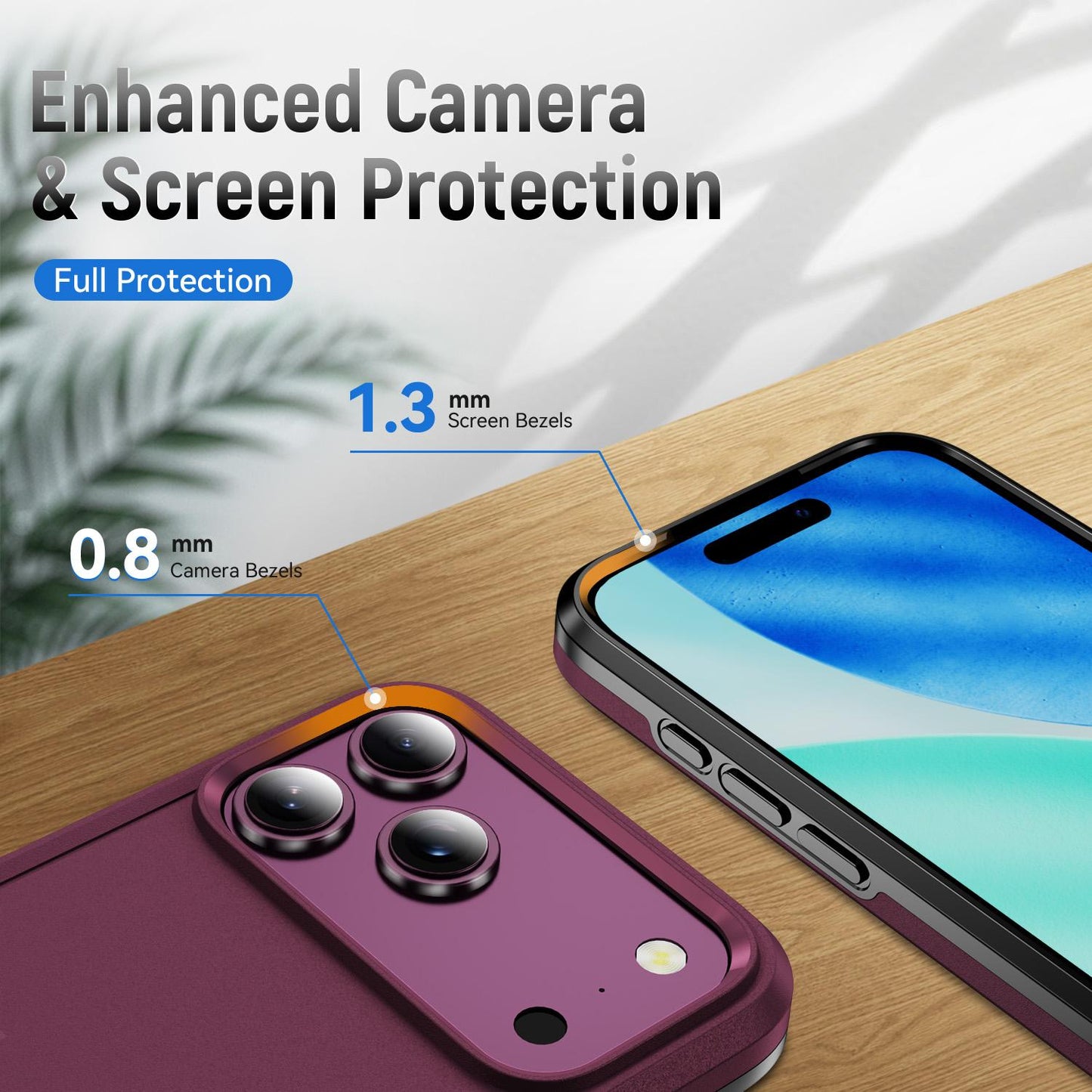 For iPhone 17 Pro Pioneer Armor Heavy Duty PC + TPU Phone Case(Cherry Red+Black)