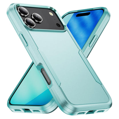 For iPhone 18 Pro Pioneer Armor Heavy Duty PC + TPU Phone Case - Green - EDA006984210G