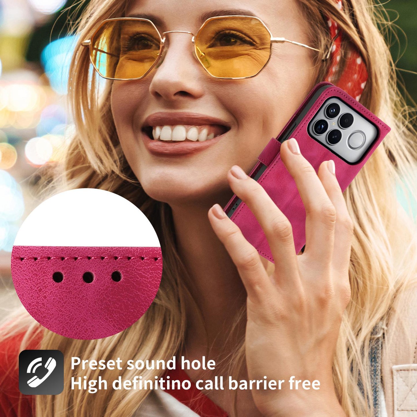 For Redmi K90 Pro Max / Poco F8 Ultra 5G Skin Feel Flowers Embossed Wallet Leather Phone Case(Wine Red)