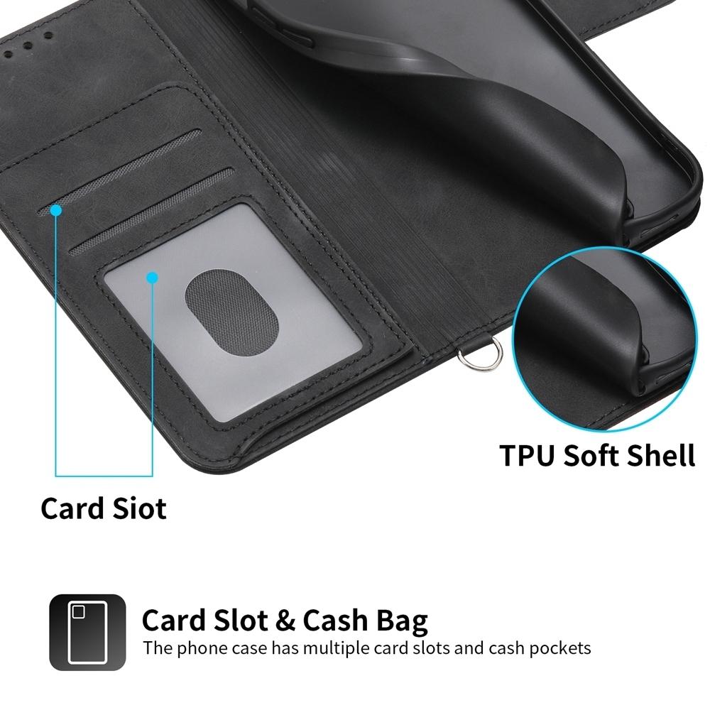 For Redmi K90 Pro Max / Poco F8 Ultra 5G Skin Feel Flowers Embossed Wallet Leather Phone Case(Black)