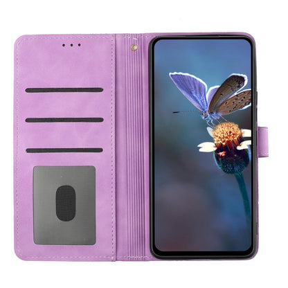 For Redmi K90 Pro Max/Poco F8 Ultra Flower Embossing Pattern Leather Phone Case(Purple)