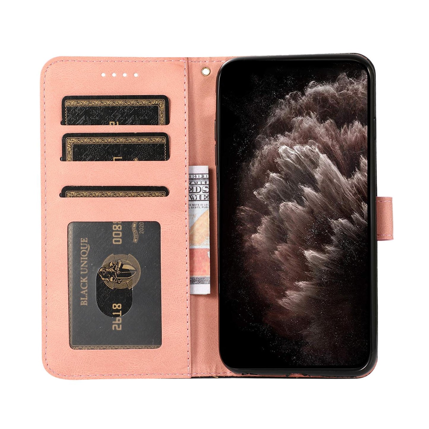 For Redmi K90 Pro Max/Poco F8 Ultra Dual-color Stitching Leather Phone Case(Black Rose Gold)
