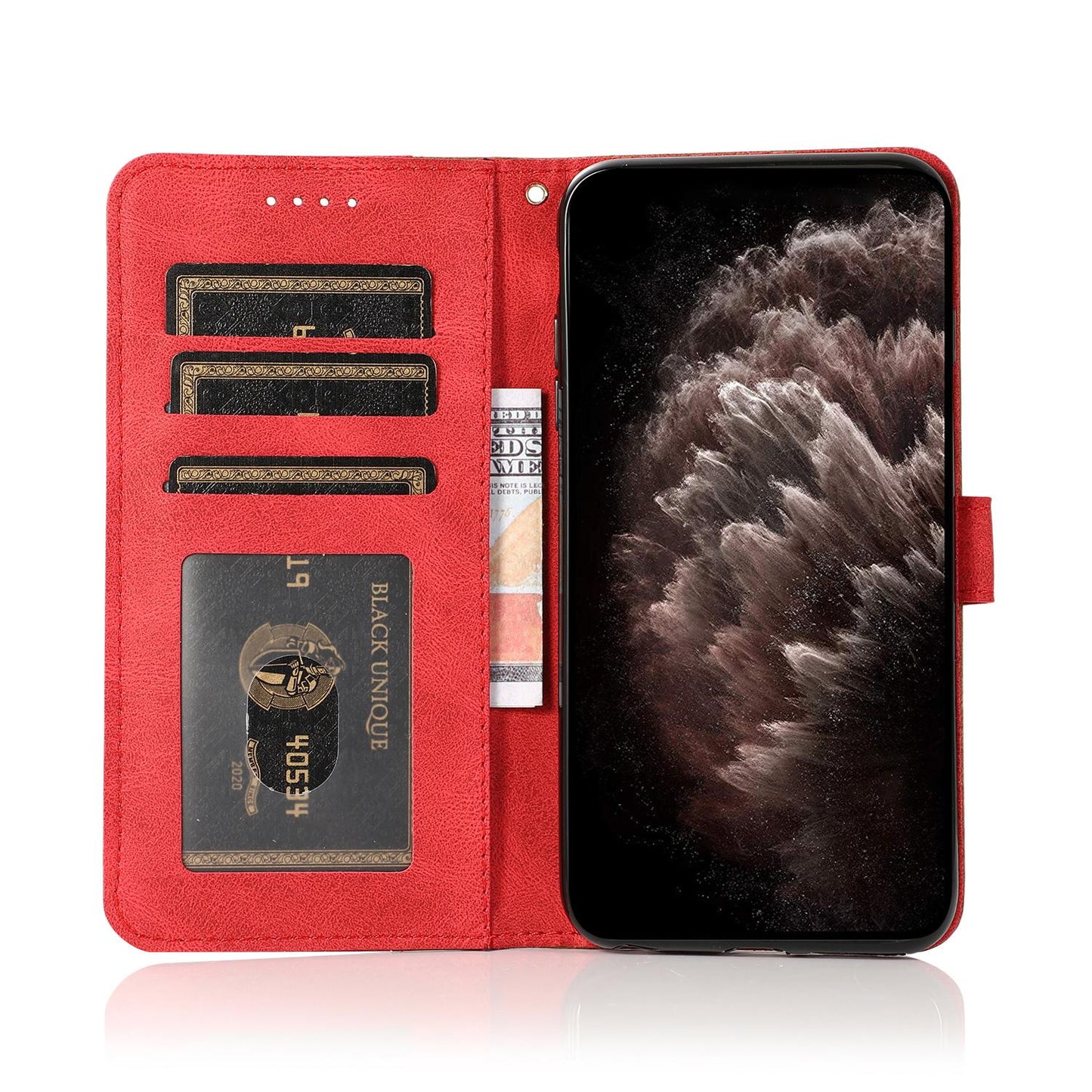 For Redmi K90 Pro Max/Poco F8 Ultra Dual-color Stitching Leather Phone Case(Brown Red)