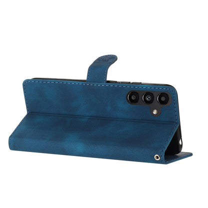 For Redmi K90 Pro Max/Poco F8 Ultra Flower Butterfly Embossing Pattern Leather Phone Case(Blue)