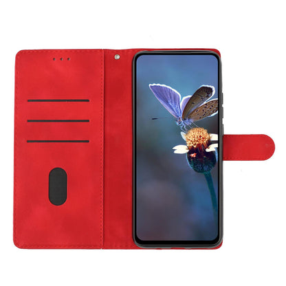 For Redmi K90 Pro Max/Poco F8 Ultra Flower Butterfly Embossing Pattern Leather Phone Case(Red)