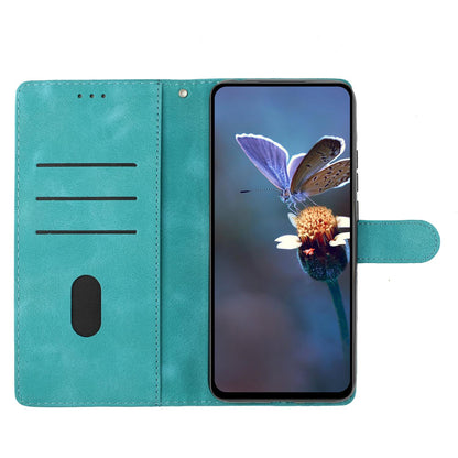 For Redmi K90 Pro Max/Poco F8 Ultra Flower Butterfly Embossing Pattern Leather Phone Case(Sky Blue)