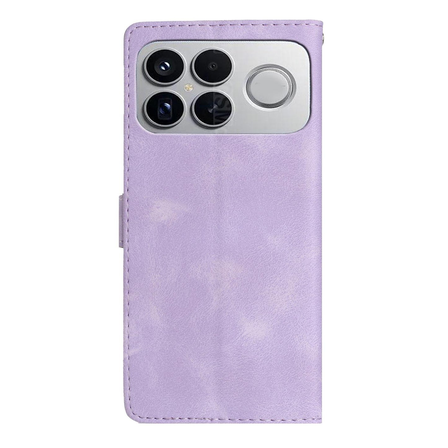For Redmi K90 Pro Max/Poco F8 Ultra Flower Butterfly Embossing Pattern Leather Phone Case(Purple)