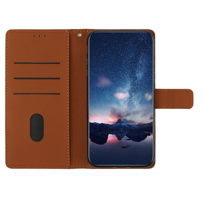 For Redmi K90 Pro Max/Poco F8 Ultra Diamond Embossed Skin Feel Leather Phone Case(Brown)