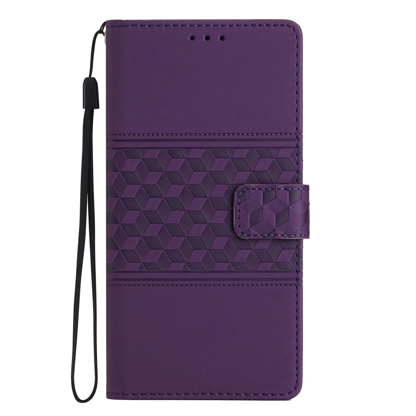 For Redmi K90 Pro Max/Poco F8 Ultra Diamond Embossed Skin Feel Leather Phone Case(Purple)