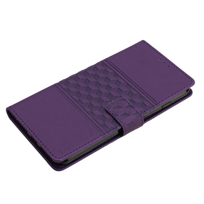 For Redmi K90 Pro Max/Poco F8 Ultra Diamond Embossed Skin Feel Leather Phone Case(Purple)