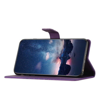 For Redmi K90 Pro Max/Poco F8 Ultra Diamond Embossed Skin Feel Leather Phone Case(Purple)