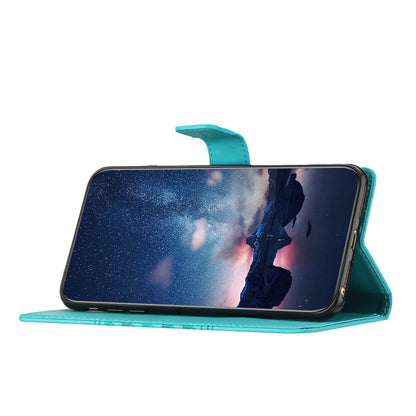 For Redmi K90 Pro Max/Poco F8 Ultra Diamond Embossed Skin Feel Leather Phone Case(Blue)