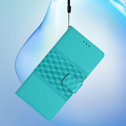 For Redmi K90 Pro Max/Poco F8 Ultra Diamond Embossed Skin Feel Leather Phone Case(Blue)