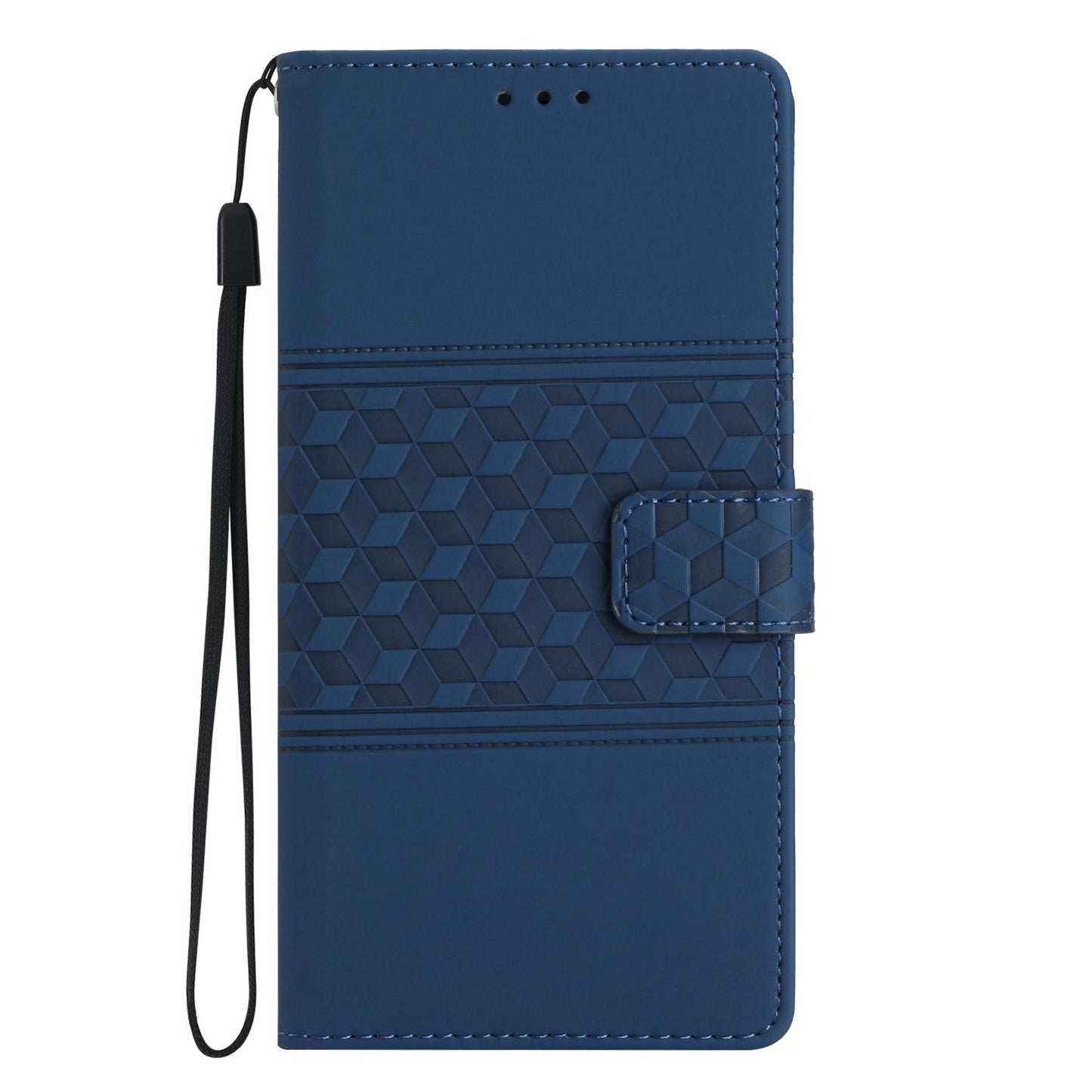 For Redmi K90 Pro Max/Poco F8 Ultra Diamond Embossed Skin Feel Leather Phone Case(Dark Blue)