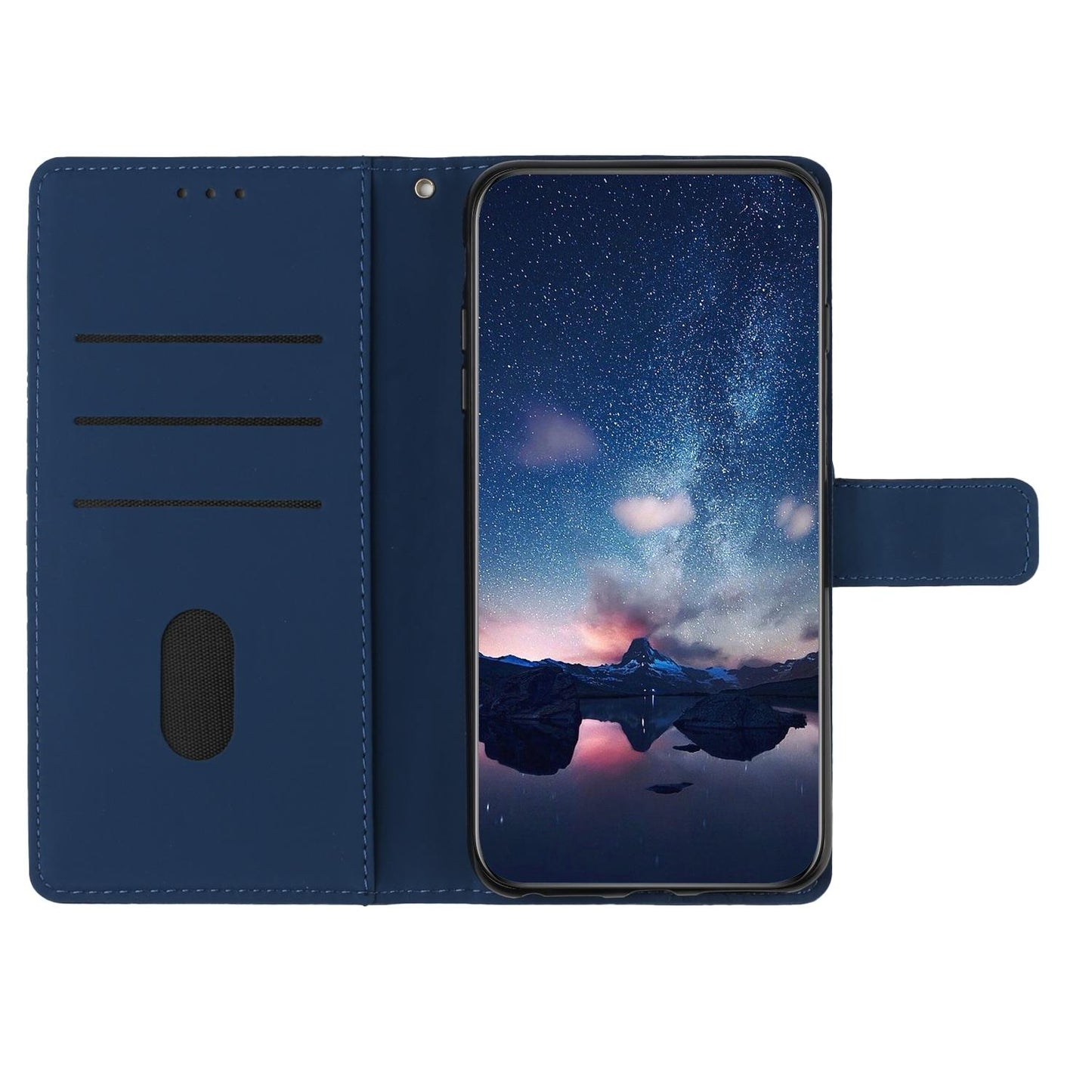 For Redmi K90 Pro Max/Poco F8 Ultra Diamond Embossed Skin Feel Leather Phone Case(Dark Blue)