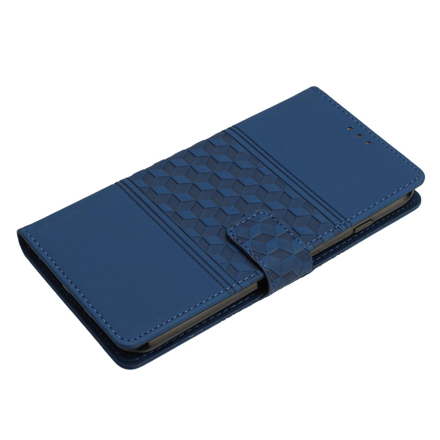 For Redmi K90 Pro Max/Poco F8 Ultra Diamond Embossed Skin Feel Leather Phone Case(Dark Blue)