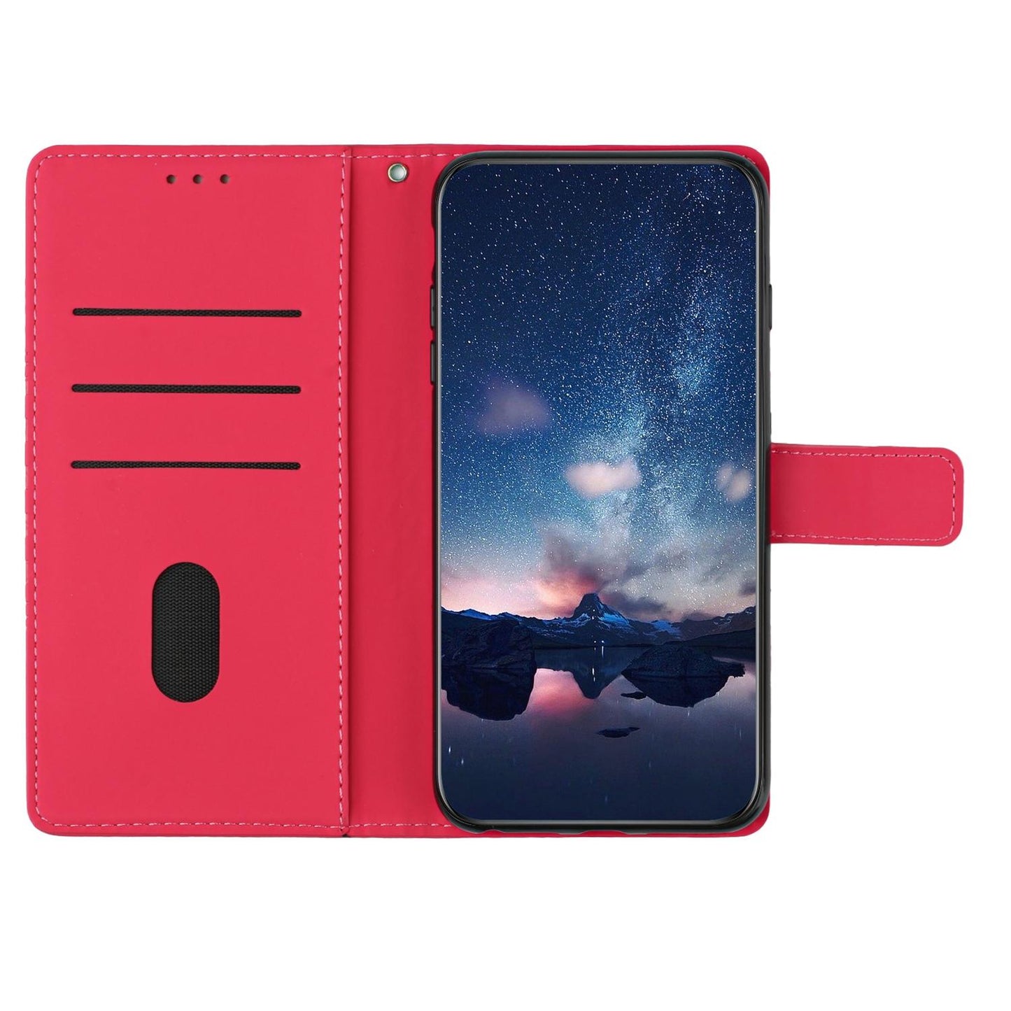 For Redmi K90 Pro Max/Poco F8 Ultra Diamond Embossed Skin Feel Leather Phone Case(Red)