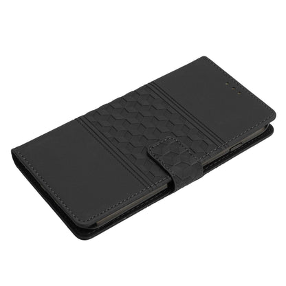 For Redmi K90 Pro Max/Poco F8 Ultra Diamond Embossed Skin Feel Leather Phone Case(Black)
