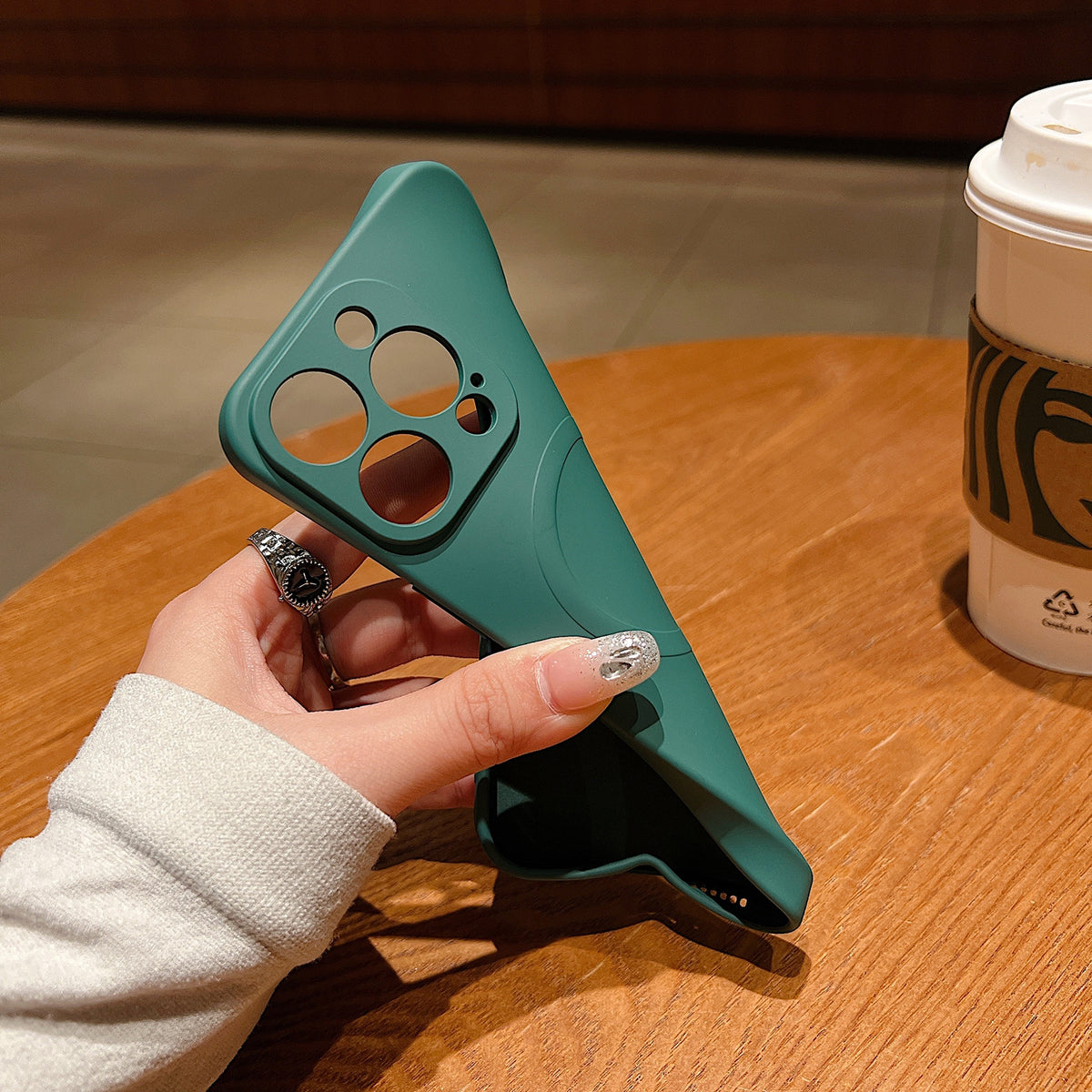 For iPhone 13 Pro Max Solid Color Liquid Silicone MagSafe Magnetic Phone Case - Plum - EDA007013713P