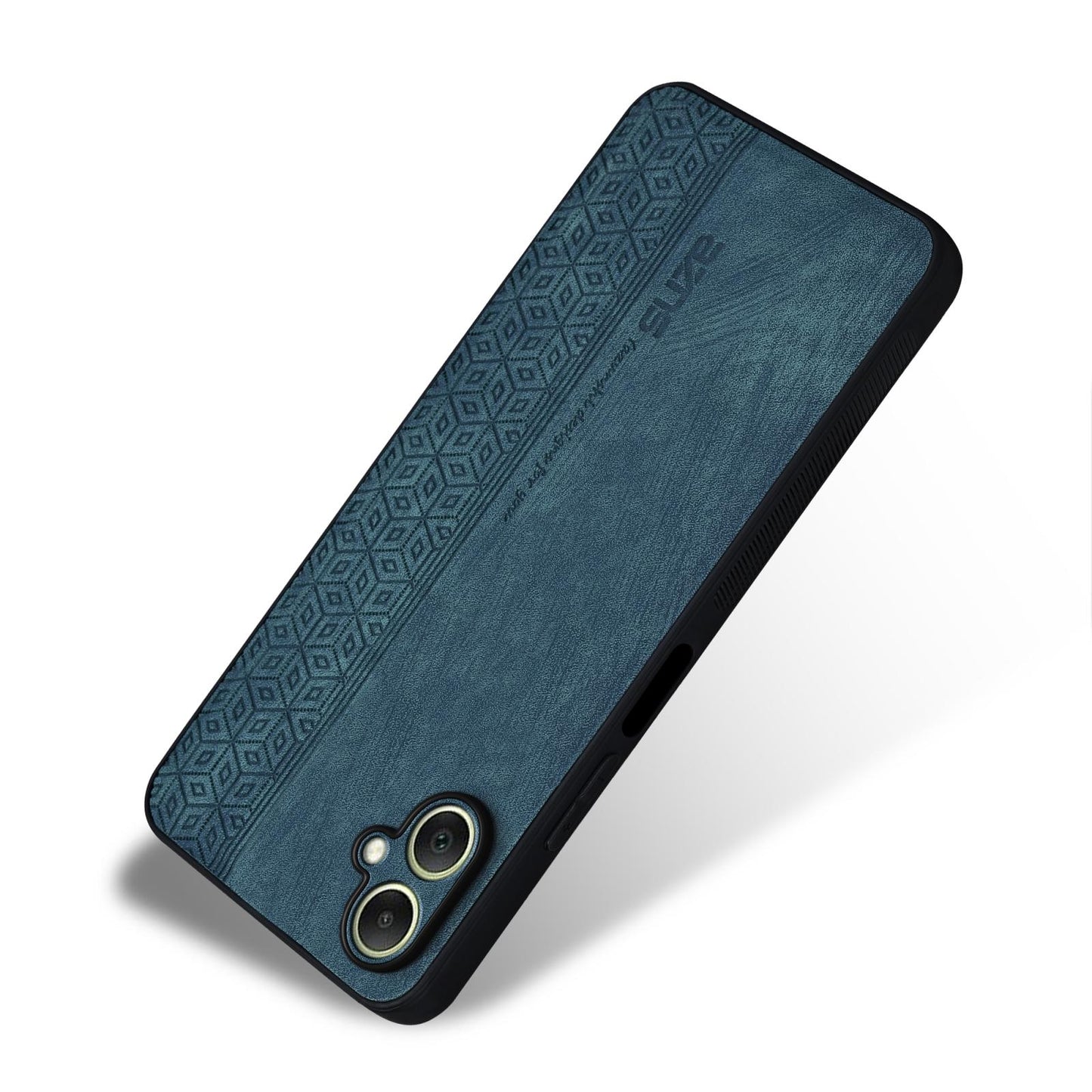 For Galaxy A08 5G / A08 4G AZNS 3D Embossed Skin Feel Phone Case(Dark Green)