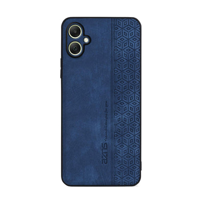 For Galaxy A08 5G / A08 4G AZNS 3D Embossed Skin Feel Phone Case(Sapphire Blue)