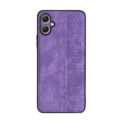 For Galaxy A08 5G / A08 4G AZNS 3D Embossed Skin Feel Phone Case(Purple)
