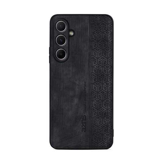 For Galaxy A18 5G / A18 4G AZNS 3D Embossed Skin Feel Phone Case(Black)