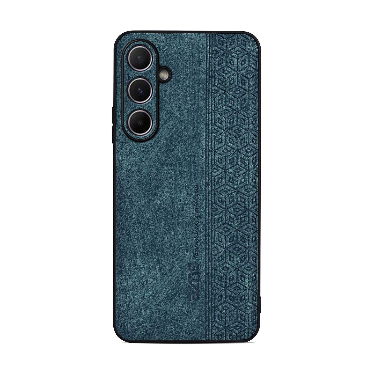For Galaxy A18 5G / A18 4G AZNS 3D Embossed Skin Feel Phone Case(Dark Green)