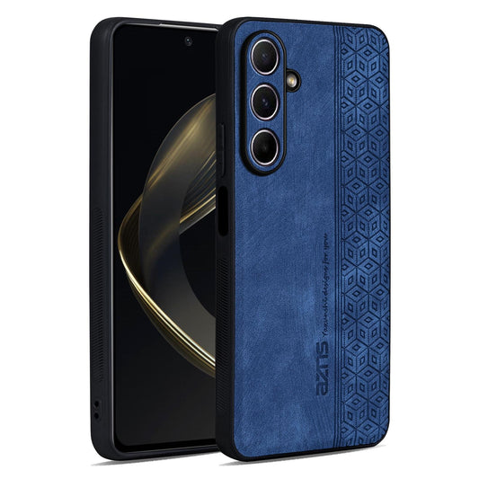For Galaxy A18 5G / A18 4G AZNS 3D Embossed Skin Feel Phone Case(Sapphire Blue)