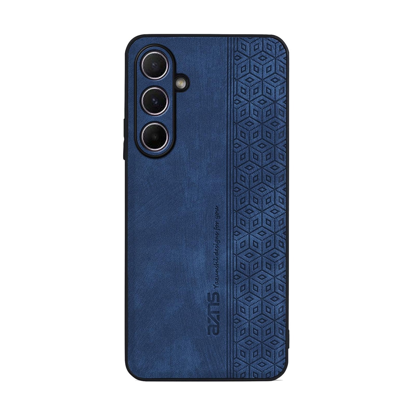 For Galaxy A18 5G / A18 4G AZNS 3D Embossed Skin Feel Phone Case(Sapphire Blue)