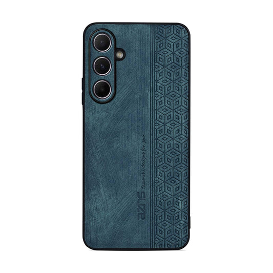For Galaxy A27 5G AZNS 3D Embossed Skin Feel Phone Case(Dark Green)