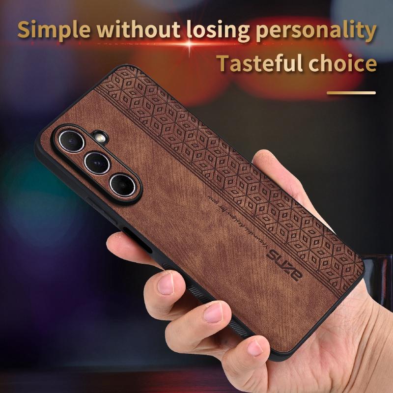For Galaxy A27 5G AZNS 3D Embossed Skin Feel Phone Case(Dark Green)