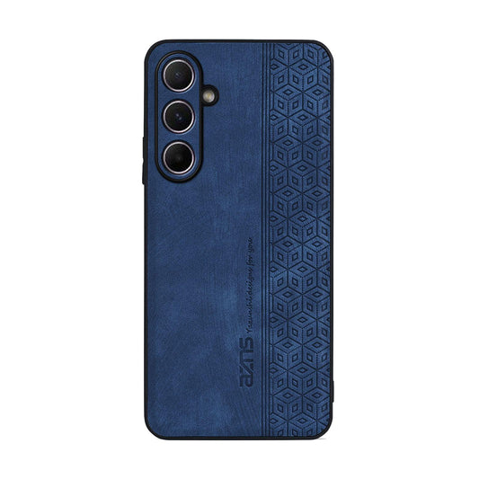 For Galaxy A27 5G AZNS 3D Embossed Skin Feel Phone Case(Sapphire Blue)