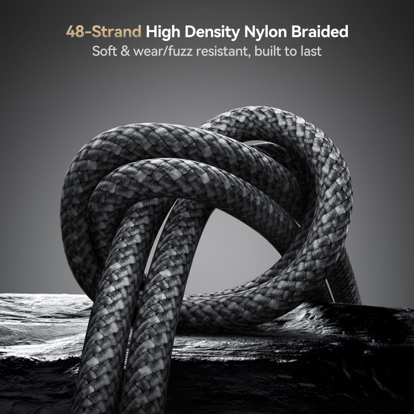 JOYROOM S-A50 3A 480Mbps Fast Charging Data Cable, USB-A to Type-C Cable, Length: 1.2m(Dark Gray)