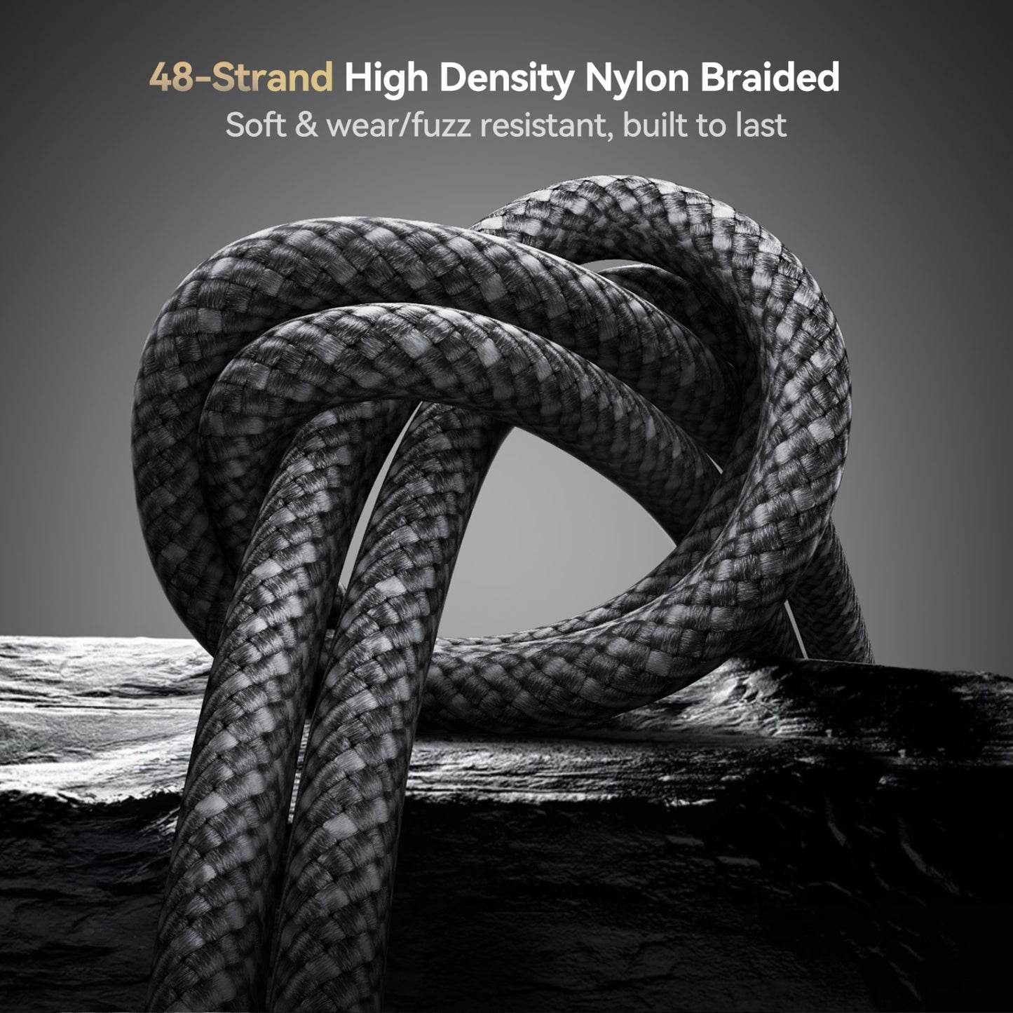 JOYROOM S-A50 3A 480Mbps Fast Charging Data Cable, Type-C to Type-C Cable, Length: 1.2m(Dark Gray)