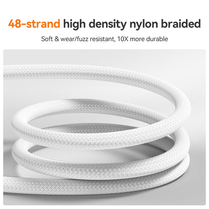 JOYROOM S-A51 Cutting-Edge Series 3A Fast Charging Data Cable, USB-A to Type-C Cable, Length: 1.2m(Light Gray)