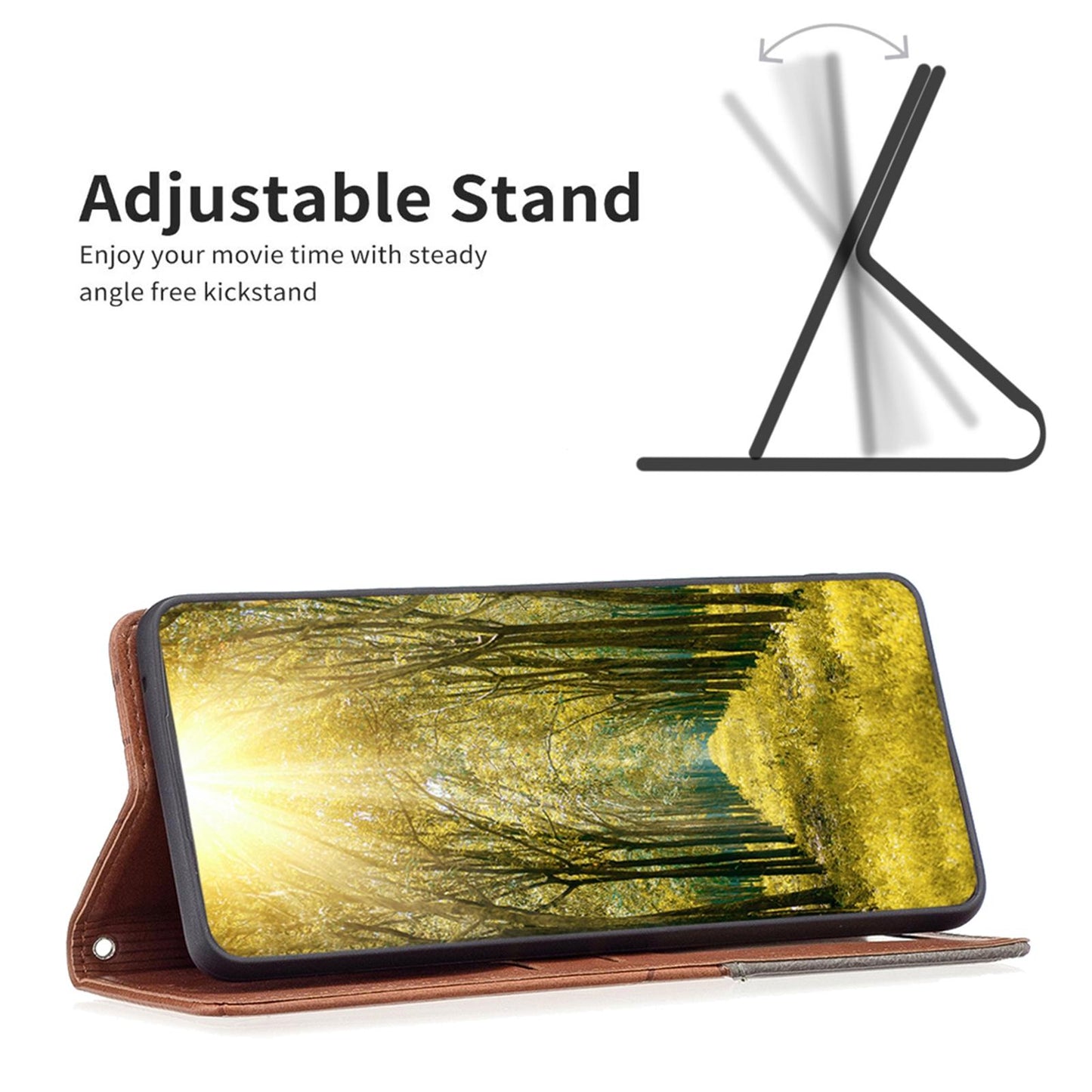 For Redmi K90 Pro Max/Poco F8 Ultra Rhombus Texture Magnetic Leather Phone Case(Brown)