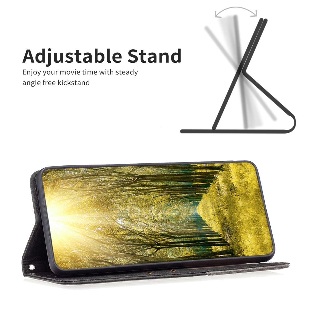 For Redmi K90 Max 5G Rhombus Texture Magnetic Leather Phone Case - Black - EDA007060619E