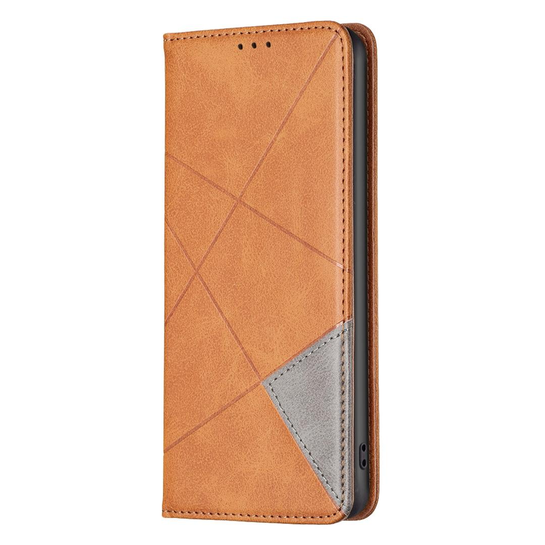 For Redmi Note 17 Pro 5G Global 163mm Rhombus Texture Magnetic Leather Phone Case(Yellow)